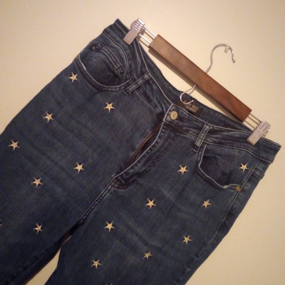 Judy Blue Women's Super Flare Star Embroidered Jeans - Picture 3 of 13